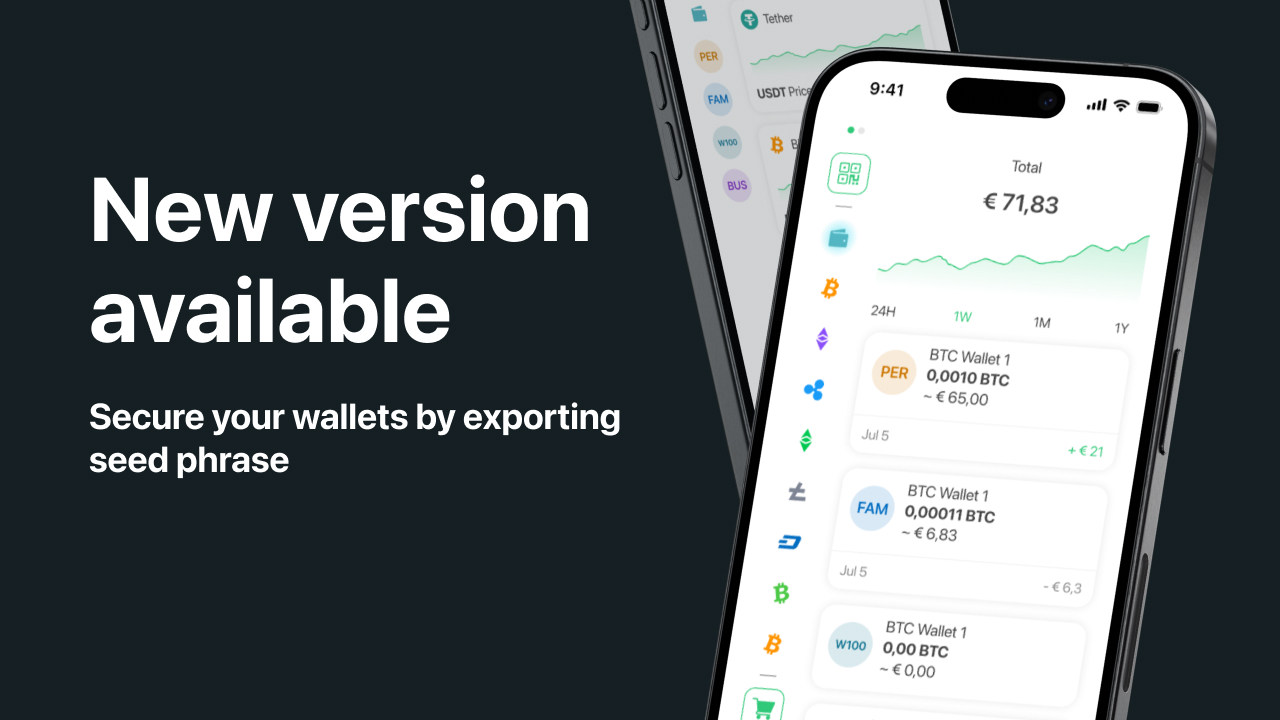 New version Payperless Wallet